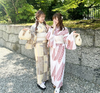 涼しげな夏着物と名古屋帯