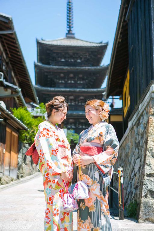 京都観光着物