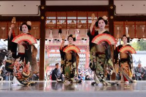 京都　八坂神社　節分祭